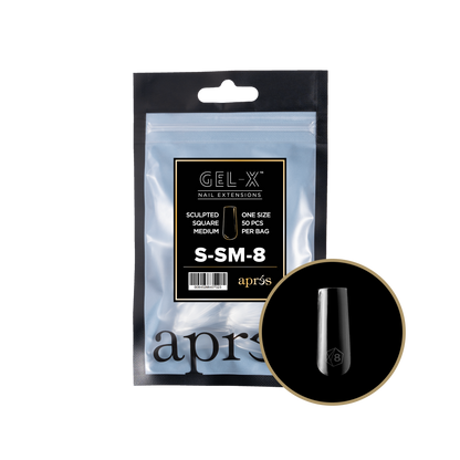 Sculpted Square Medium Refill Tips