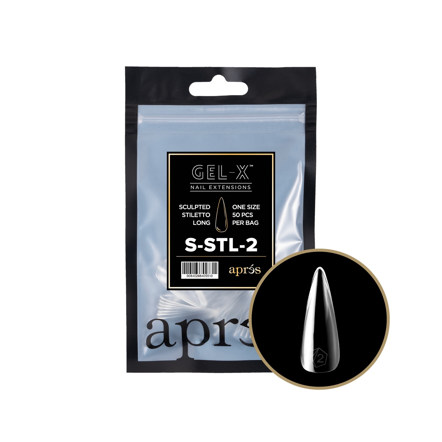 Sculpted Stiletto Long Refill Tips
