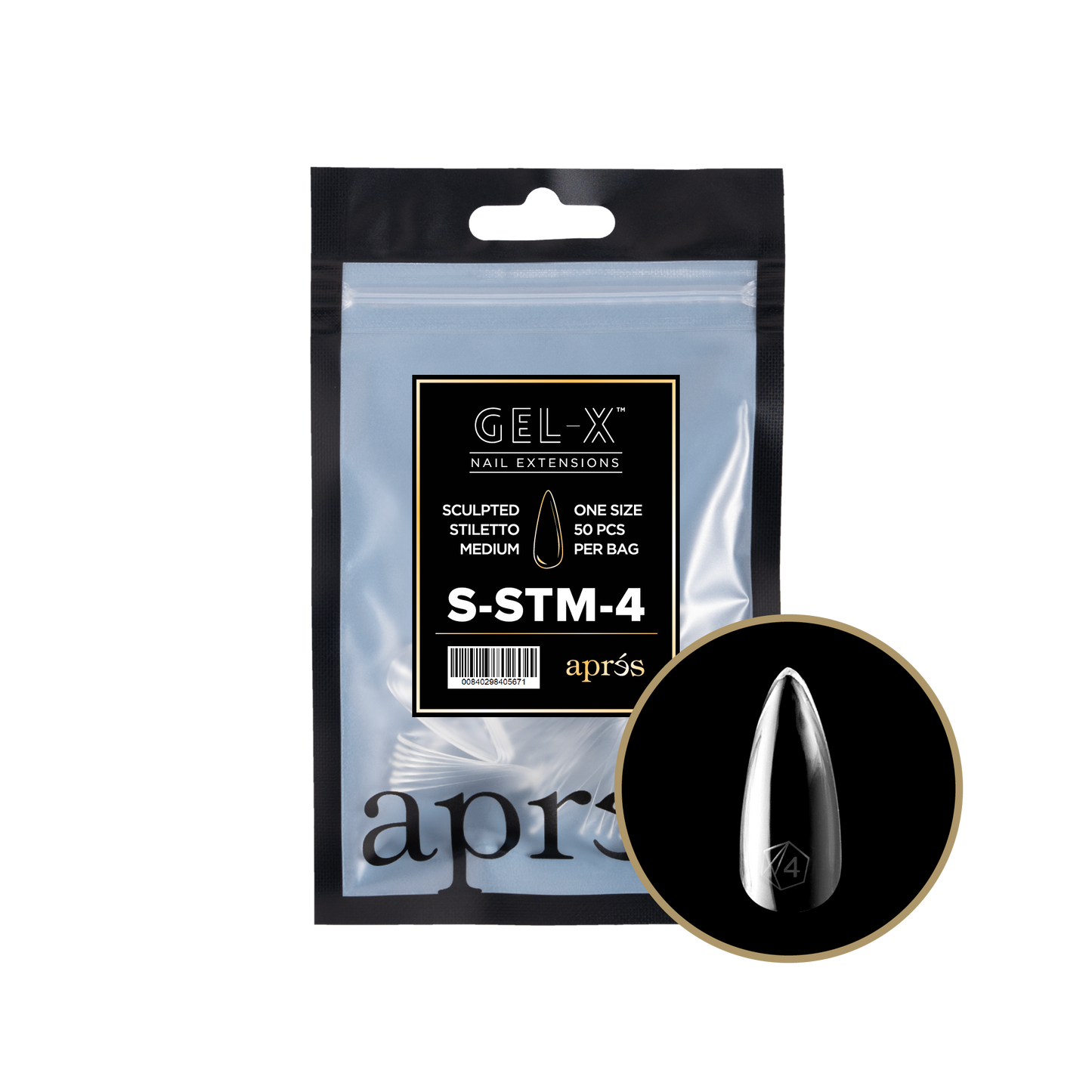 Sculpted Stiletto Medium Refill Tips