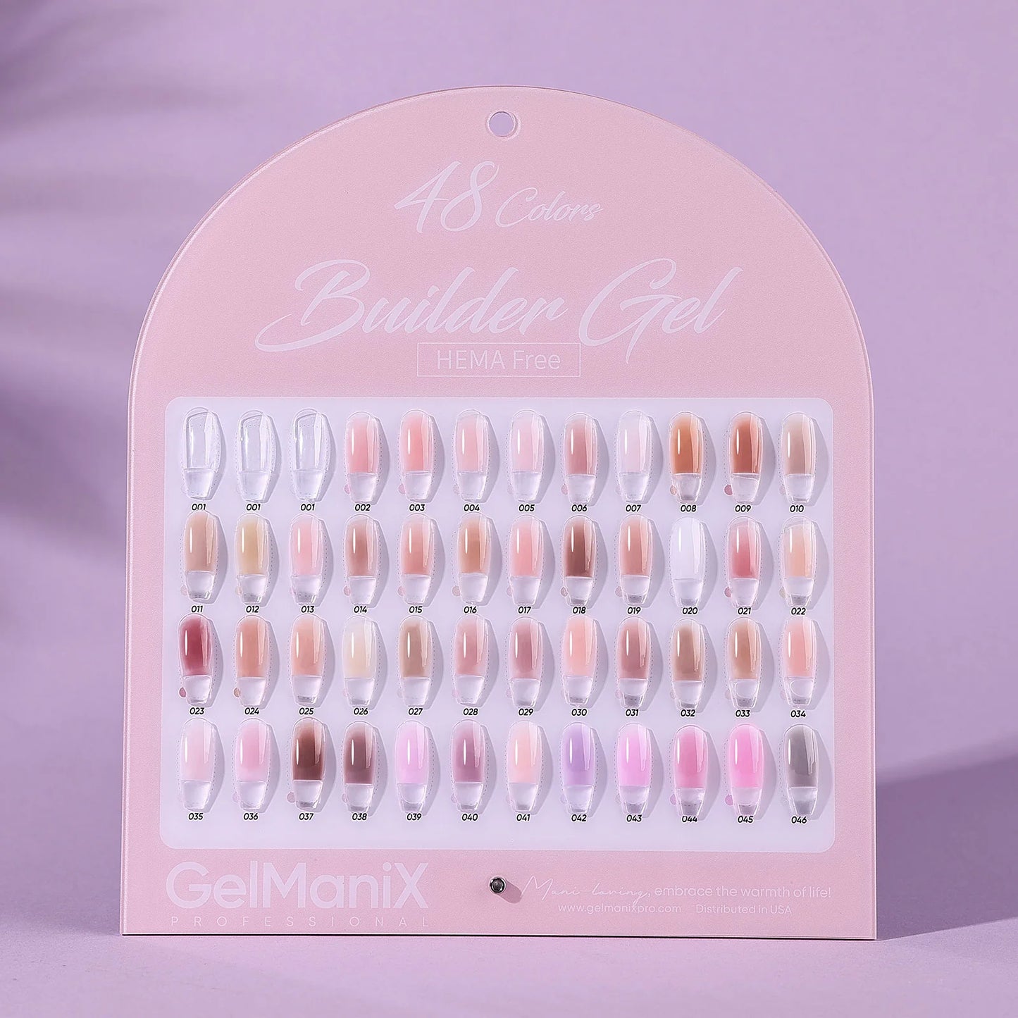 48 COLOR HEMA FREE BUILDER POLISH