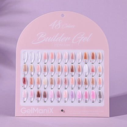 48 Color Hema Free Builder Polish