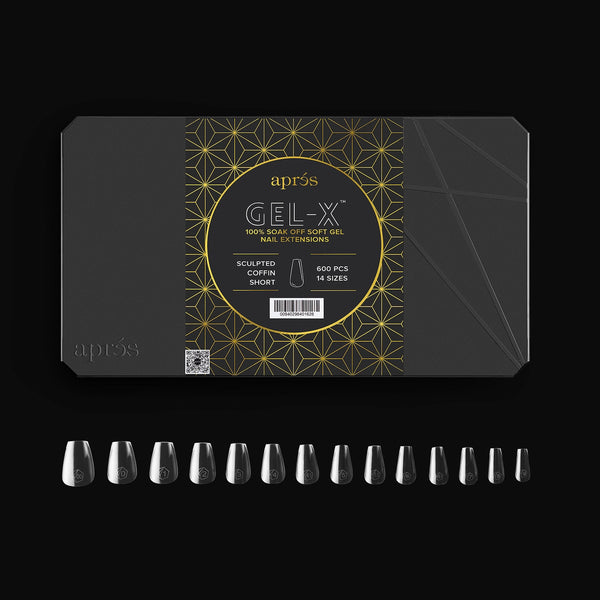 GEL-X TIPS 2.0 SCULPTED COFFIN 600 PCS