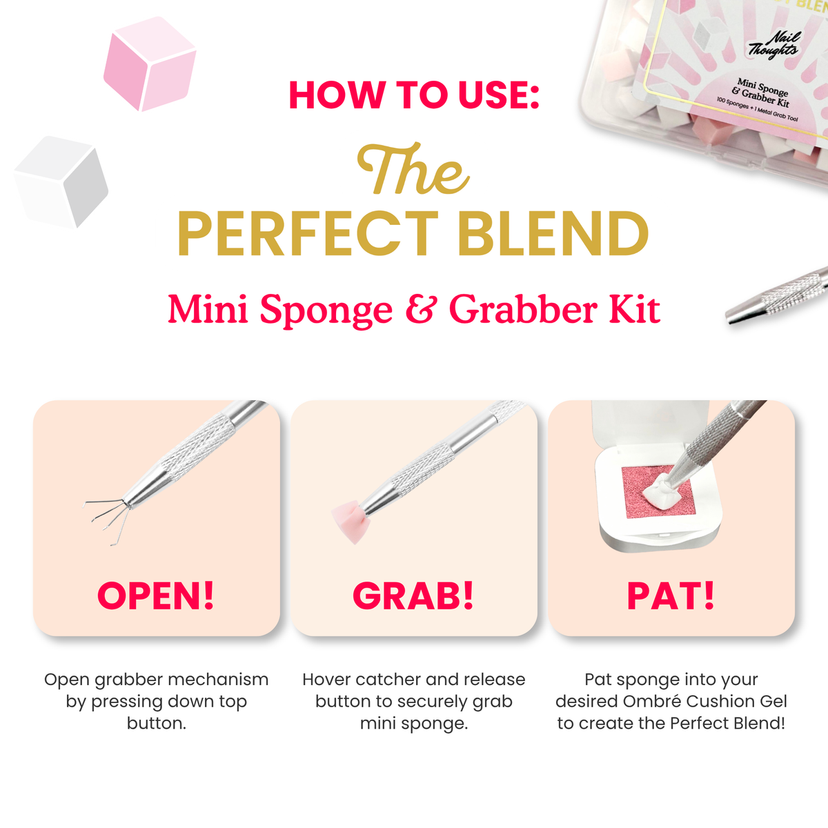 The Perfect Blend Ombré Cushion Gel (+ Mini Sponge & Grabber Kit!) - Coffee Series Full Set