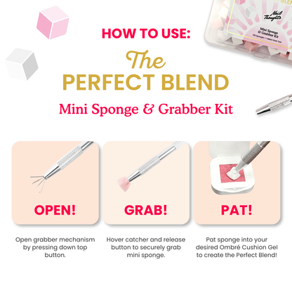 The Perfect Blend Ombré Cushion Gel (+ Mini Sponge & Grabber Kit!) - Coffee Series Full Set