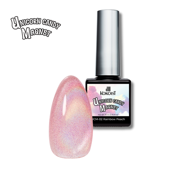 Unicorn Candy Magnet UCM-02 Rainbow Peach