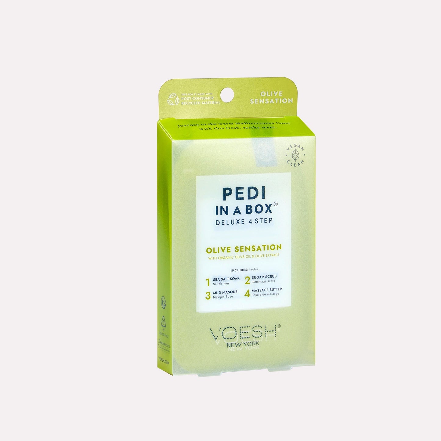 Voesh Pedi in a Box Deluxe 4 Step - Olive Sensation