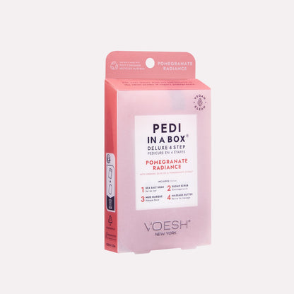 Voesh Pedi in a Box Deluxe 4 Step - Pomegranate Radiance