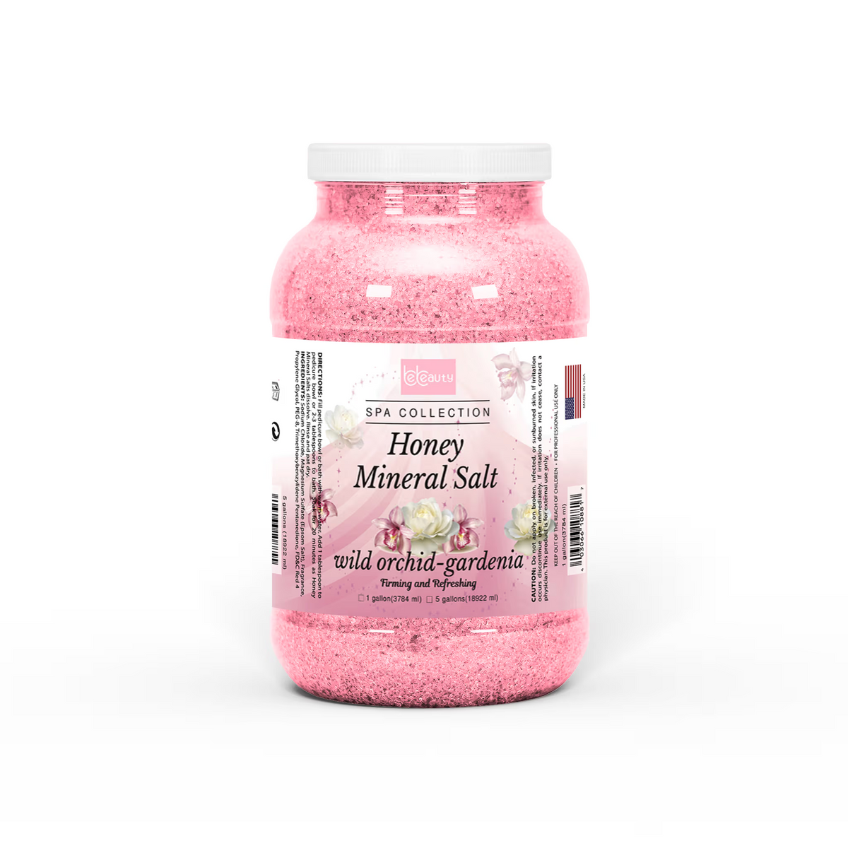 Wild Orchid Gardenia Honey Mineral Salt - 1 Gallon
