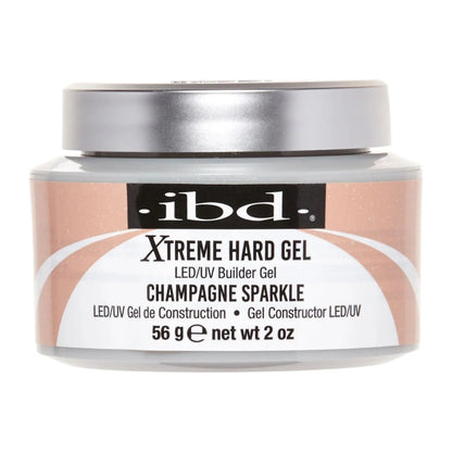 Xtreme Hard Gel LED/UV Builder Gel - Champagne Sparkle 2oz