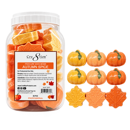 Cre8tion Pedicure Soak Bomb Autumn Spice