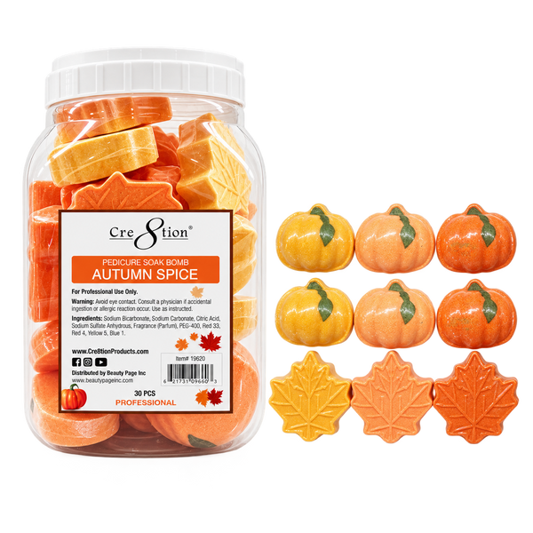 Cre8tion Pedicure Soak Bomb Autumn Spice
