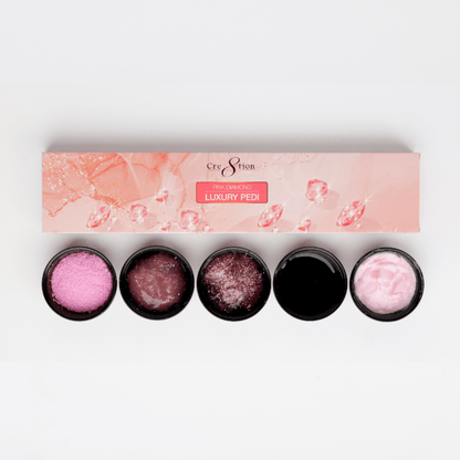 Luxury Pink Diamond Pedicure Spa 5 In 1 Kit