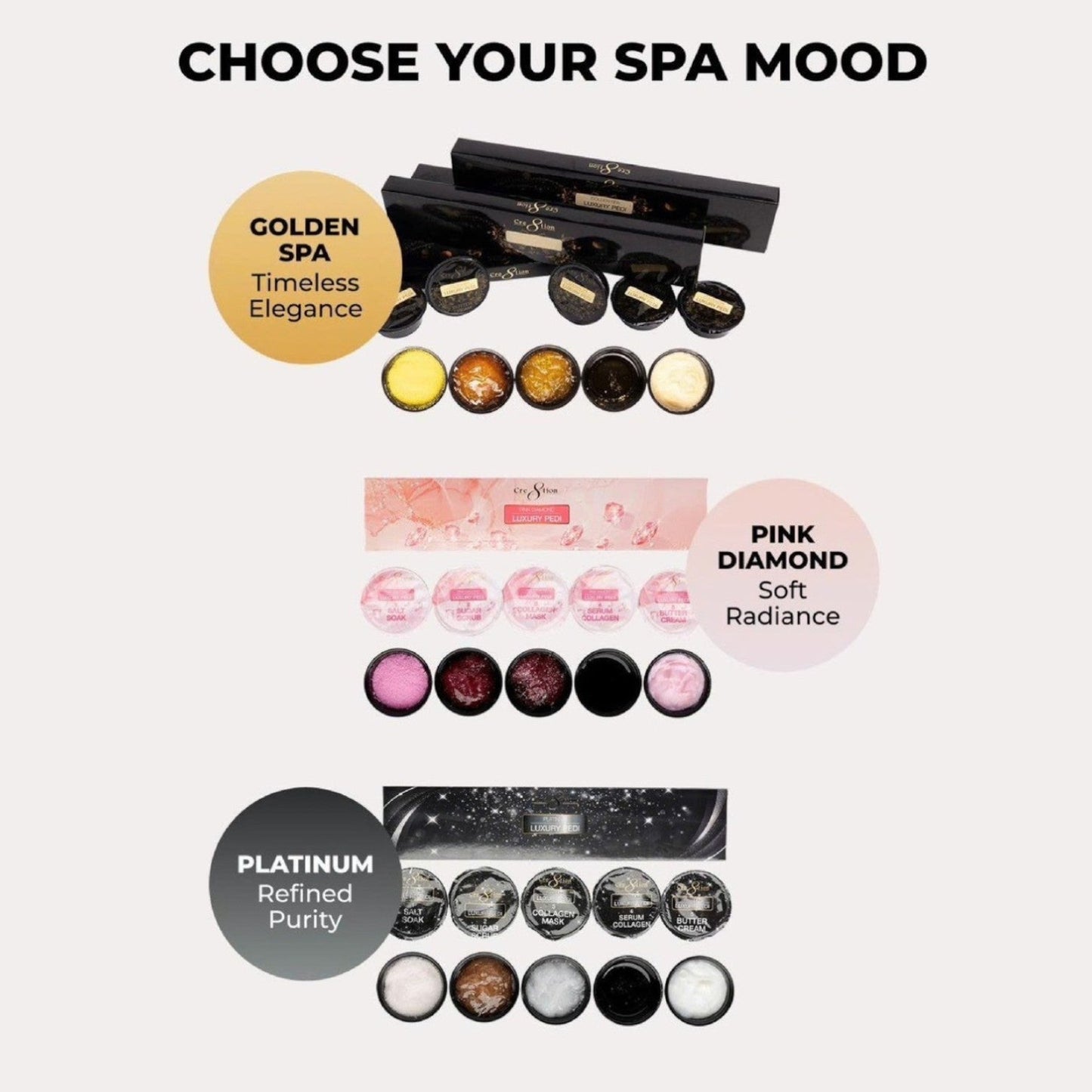 Luxury Platinum Pedicure Spa 5 In 1 Kit