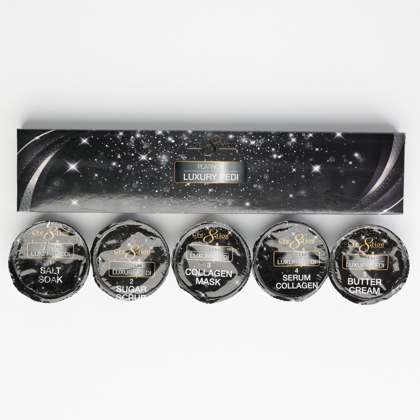 Luxury Platinum Pedicure Spa 5 In 1 Kit