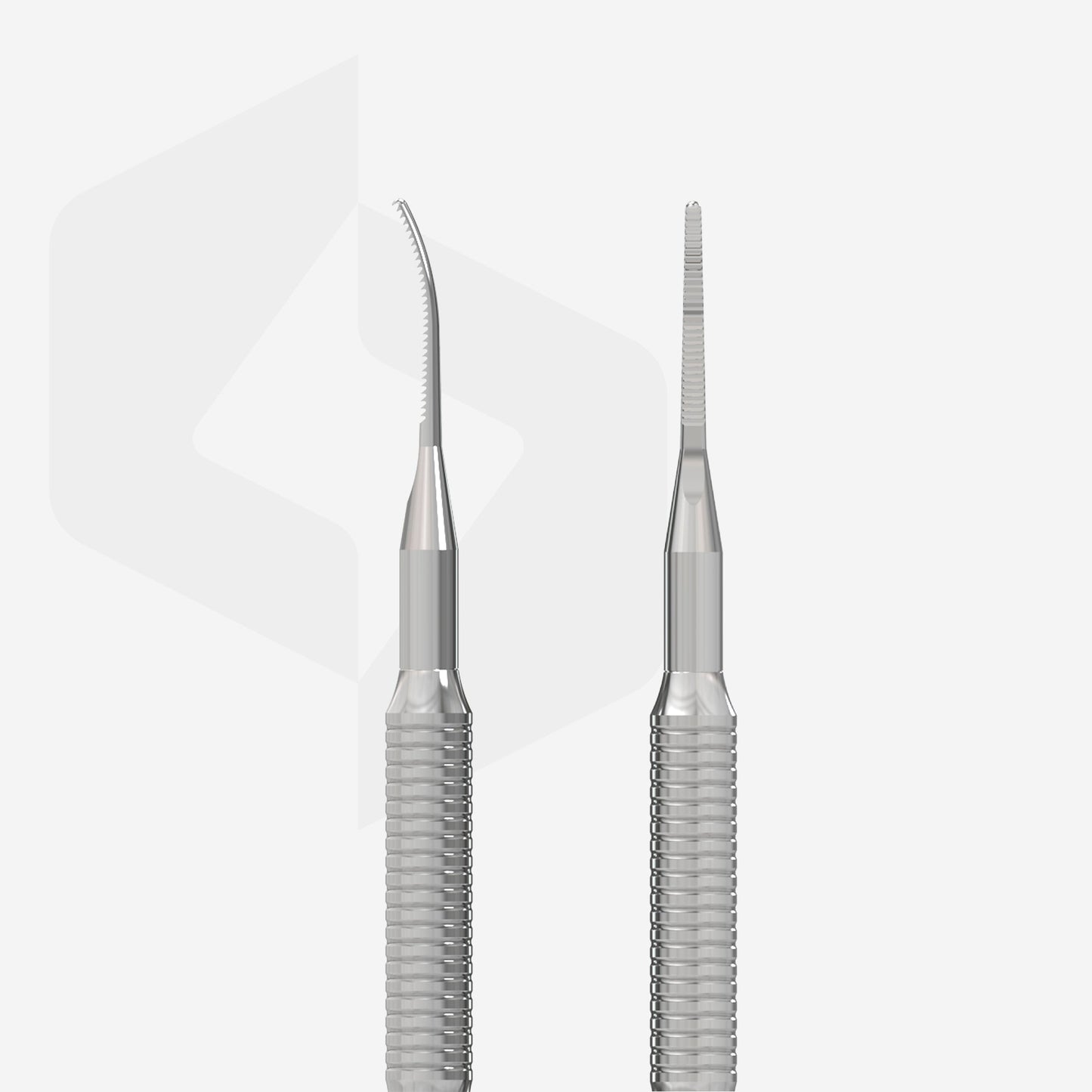 Pro Expert 60 Type 4 Pedicure Tool (Straight Narrow Nail File and File With a Bent End)