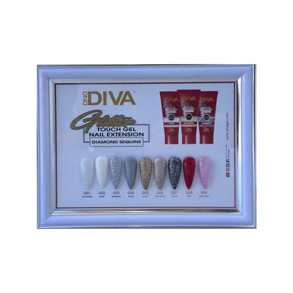 DIVA - Glitter Touch Gel - G7 Black
