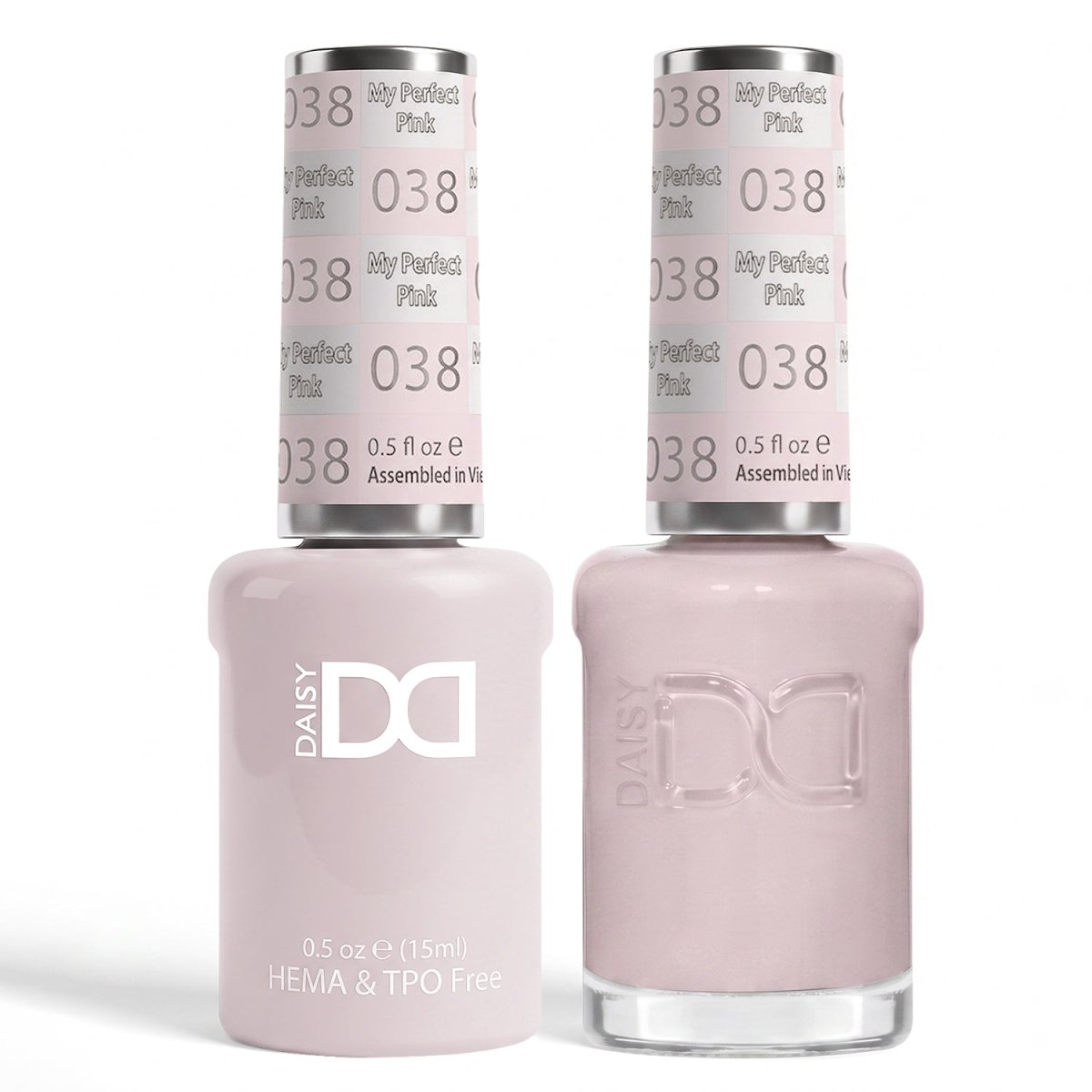 HEMA & TPO Free Gel Polish - 038 My Perfect Pink - 0.5 oz