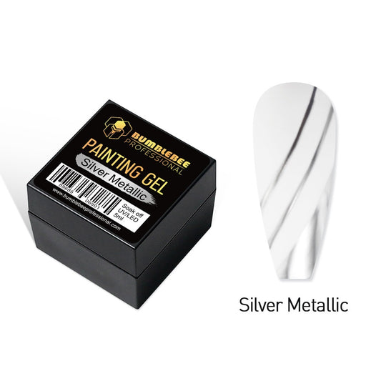 Bumblebee Professional Silver Metallic Painting Gel 5ml