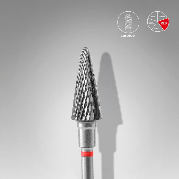 Carbide Nail Drill Bit Cone Red Expert 6 mm / 14 mm
