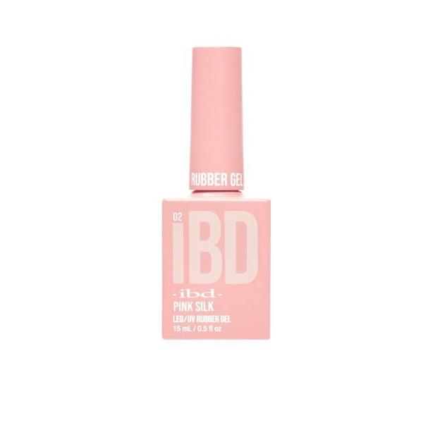 IBD Rubber Gel Pink Silk front
