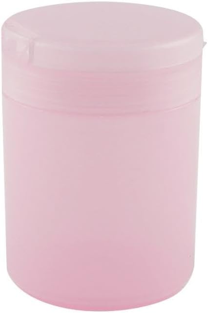 Nail Cotton Pad Storage Container with Press-Top Lid