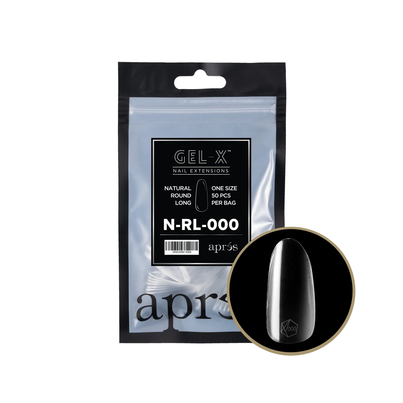 Natural Round Long Refill Tips