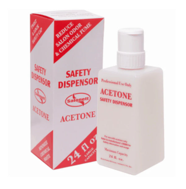 SAFETY DISPENSER ACETONE 24 OZ