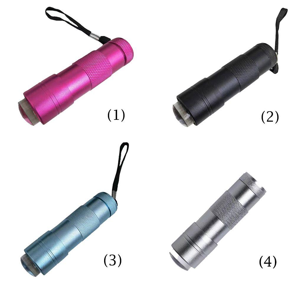 LED flashlight with silicone stamper